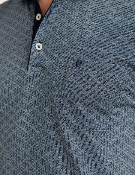 Lacivert Slim Fit Polo Yaka T-Shirt - 50186423014