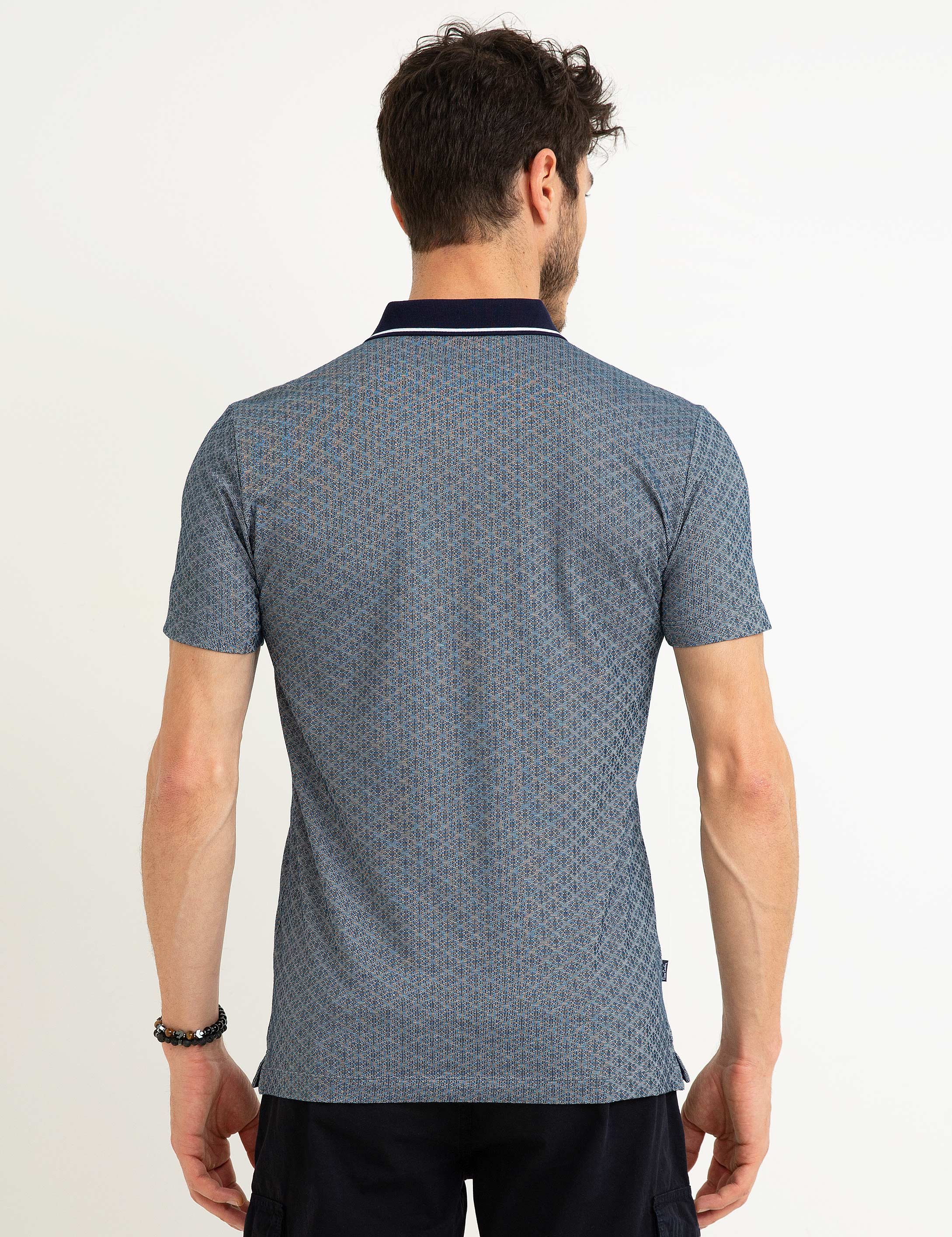 Lacivert Slim Fit Tişört