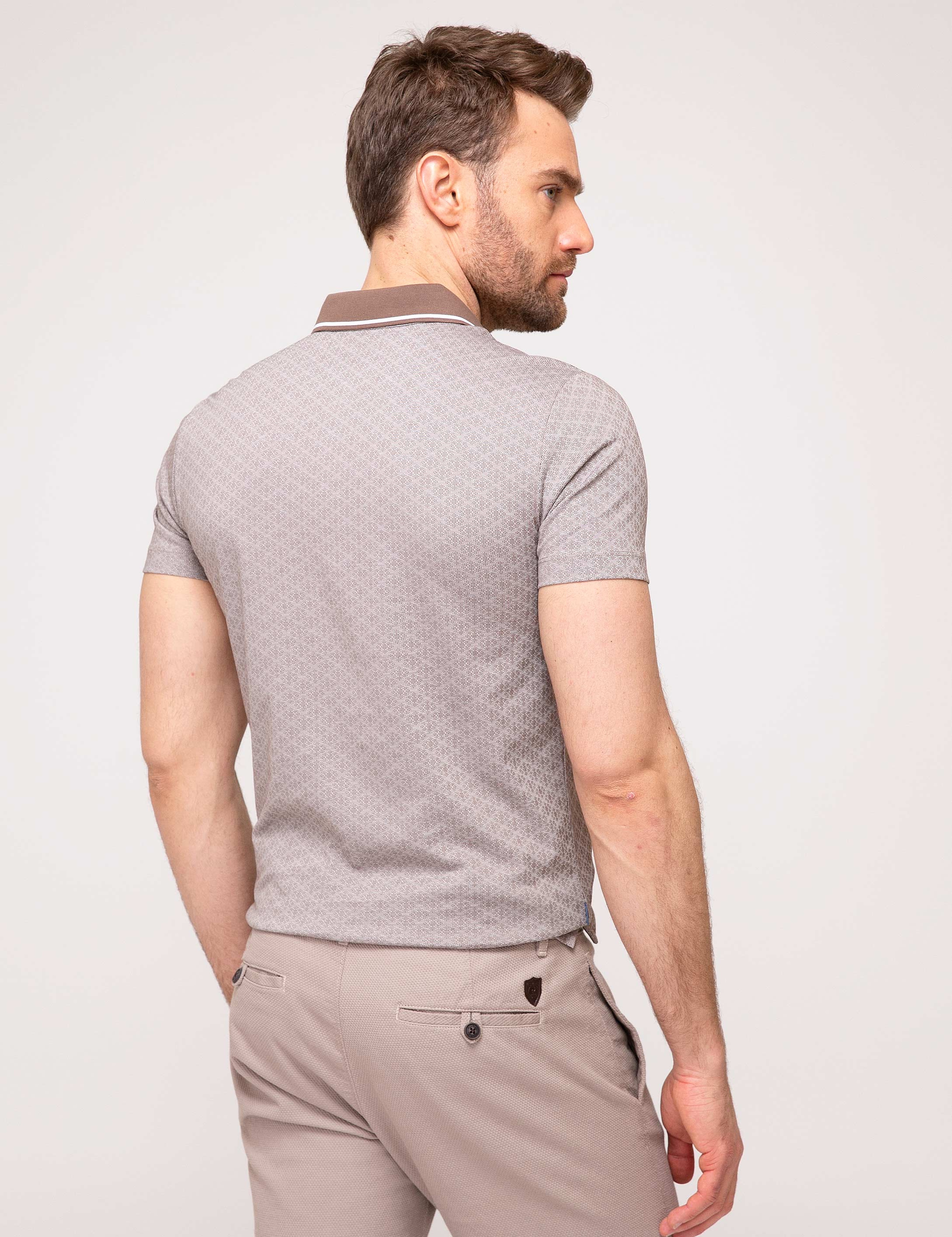 Vizon Slim Fit Polo Yaka T-Shirt - Image 3