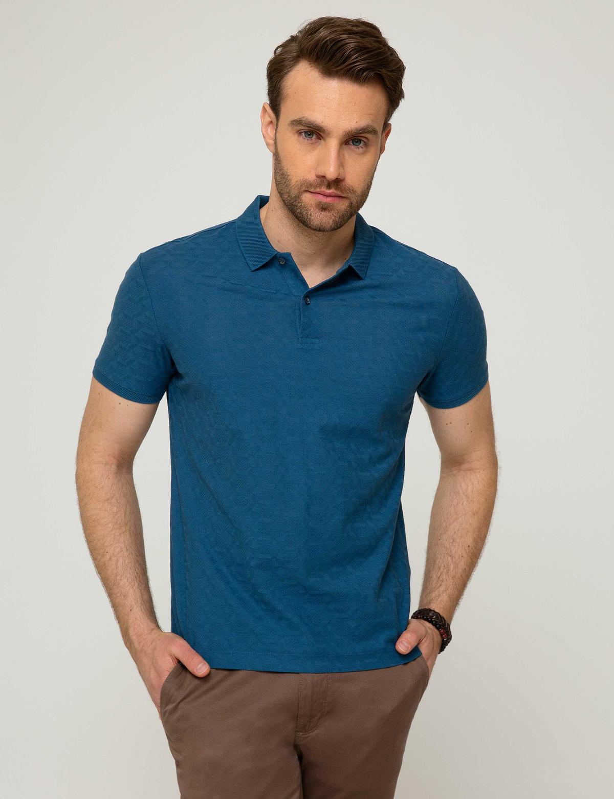 İndigo Slim Fit Polo Yaka T-Shirt
