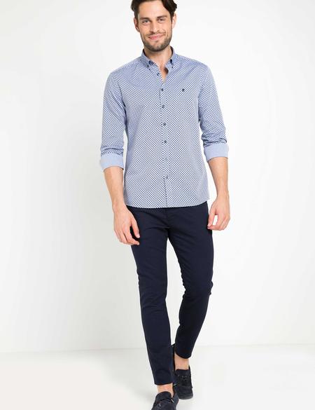 Slim Lacivert Gömlek - 50186442001