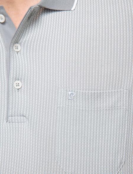 Gri Regular Fit Polo Yaka T-Shirt - 50186445011