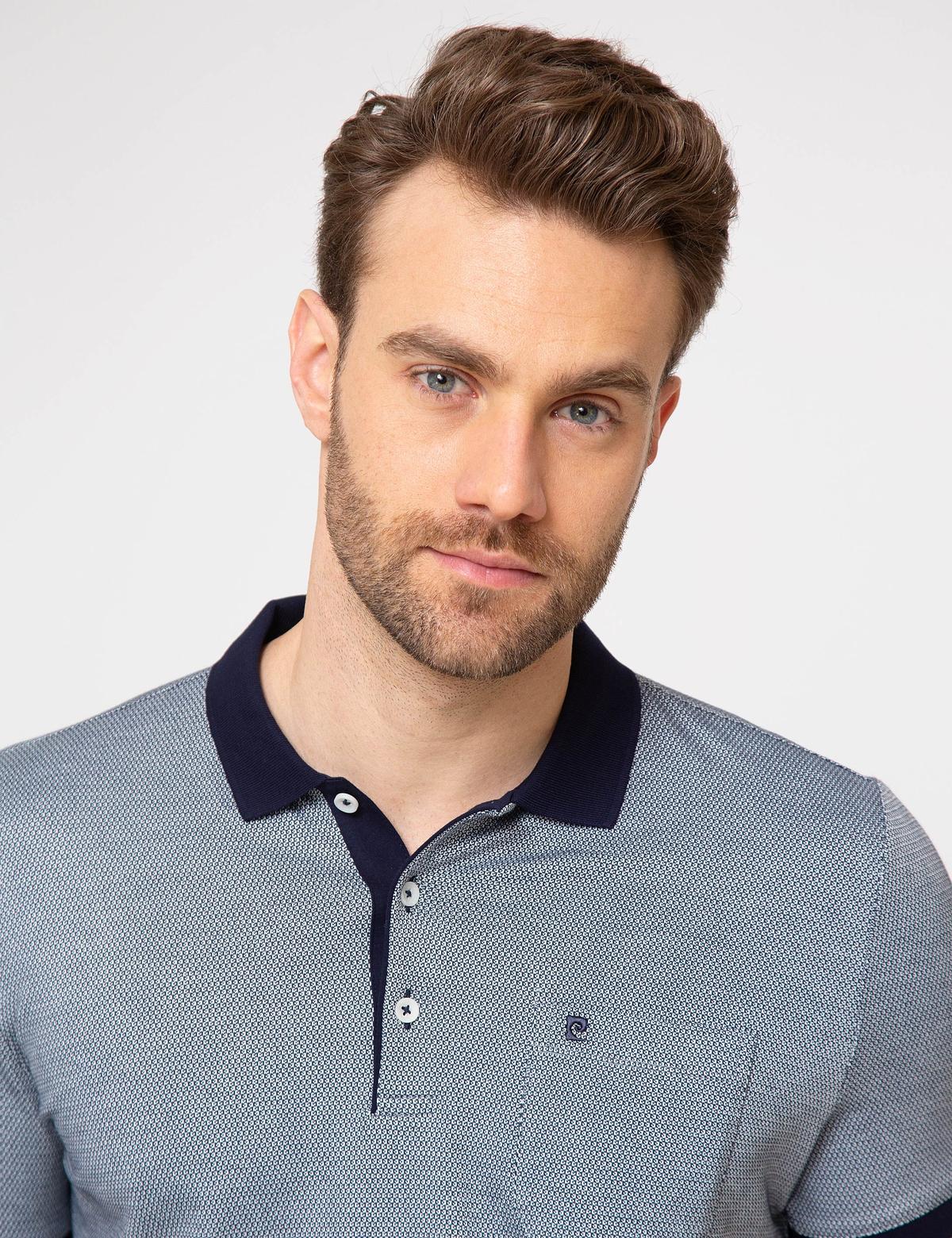 Lacivert Regular Fit Polo Yaka T-Shirt - 50186446013