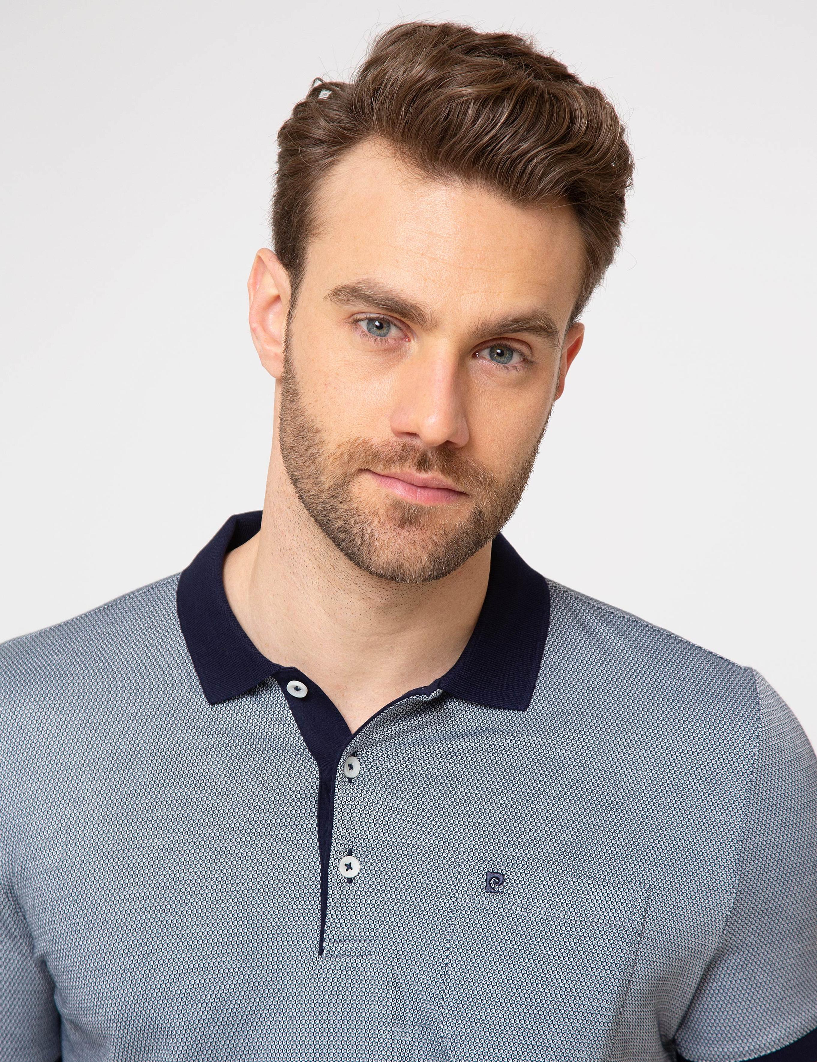 Lacivert Regular Fit Polo Yaka T-Shirt