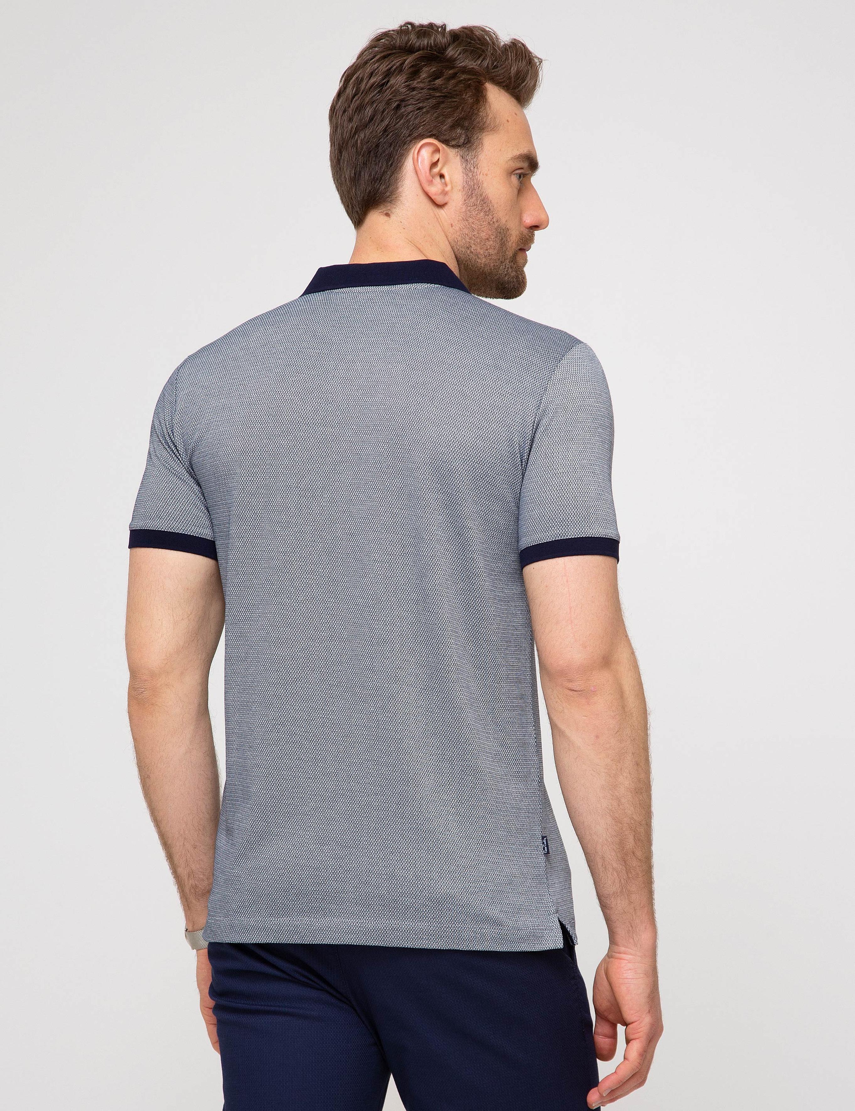 Lacivert Regular Fit Polo Yaka T-Shirt