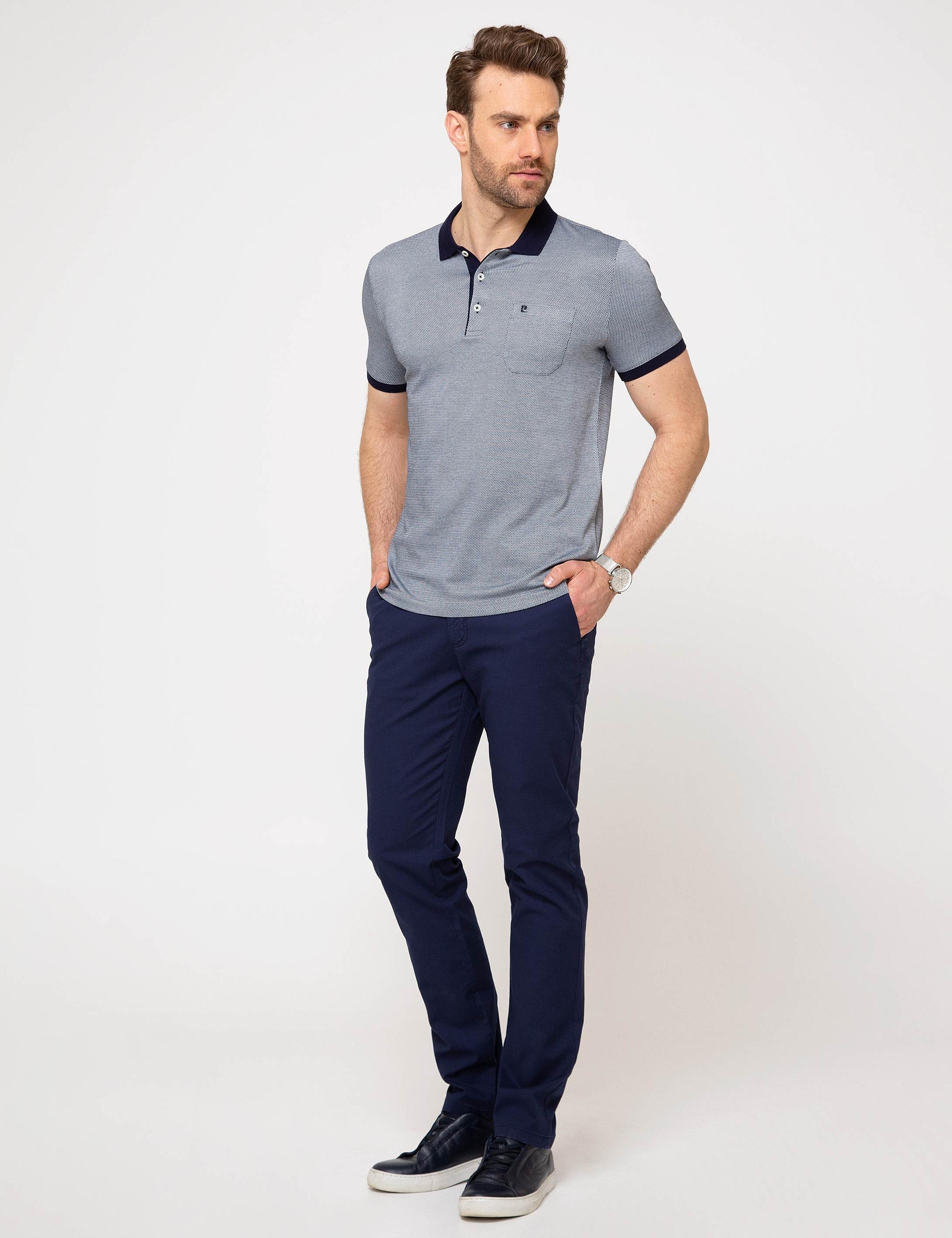 Lacivert Regular Fit Polo Yaka T-Shirt