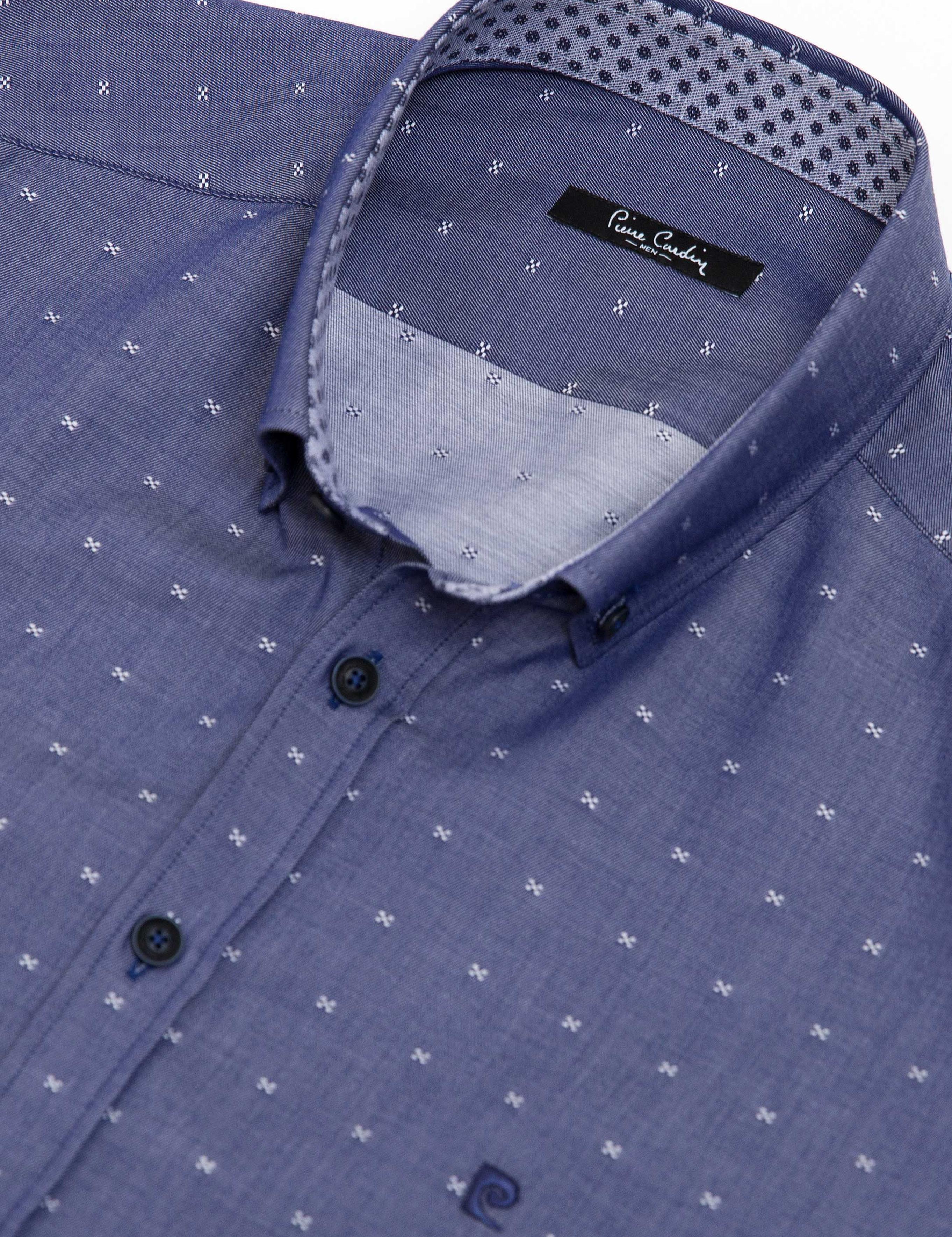 Lacivert Slim Fit Gömlek