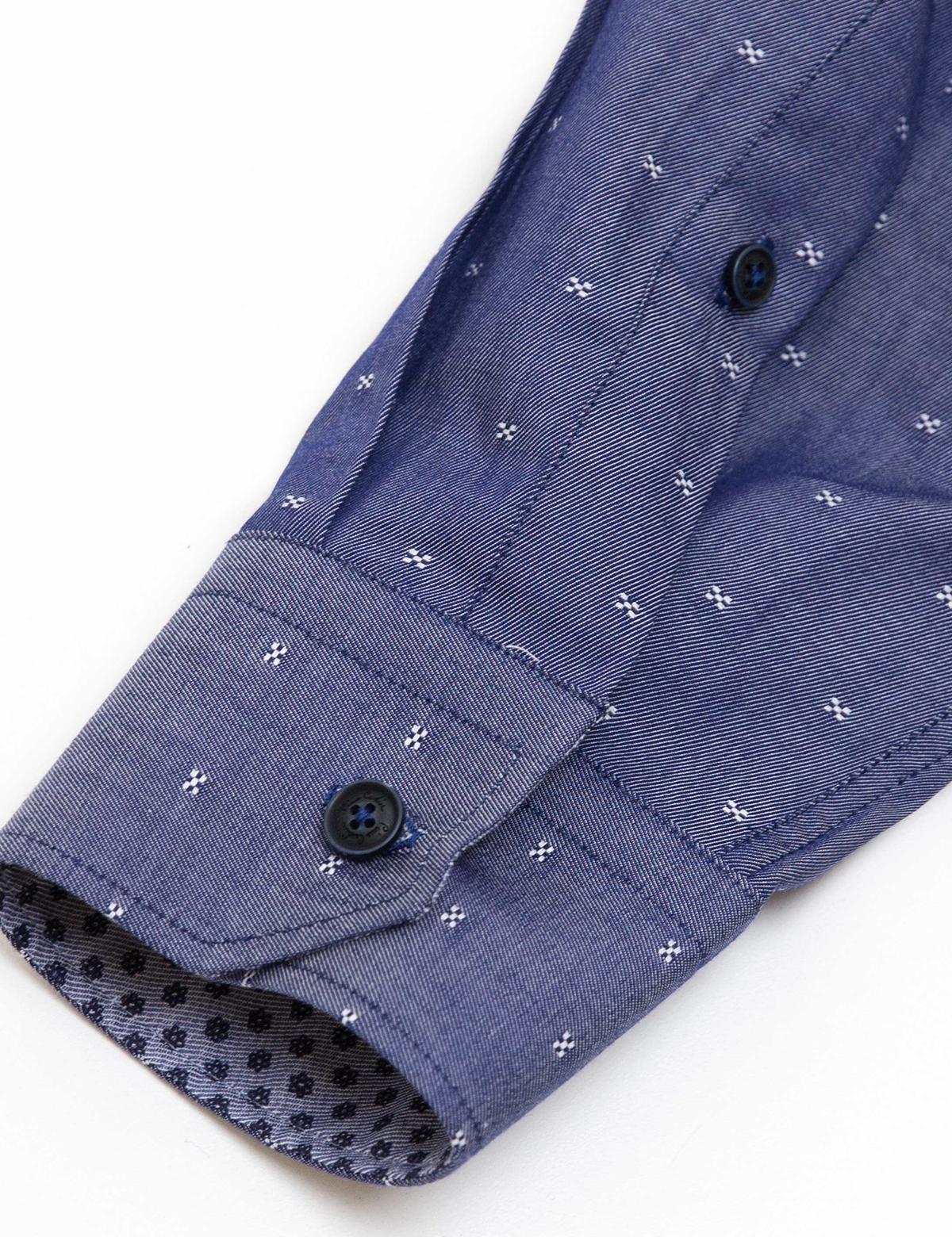 Lacivert Slim Fit Gömlek - 50186452001