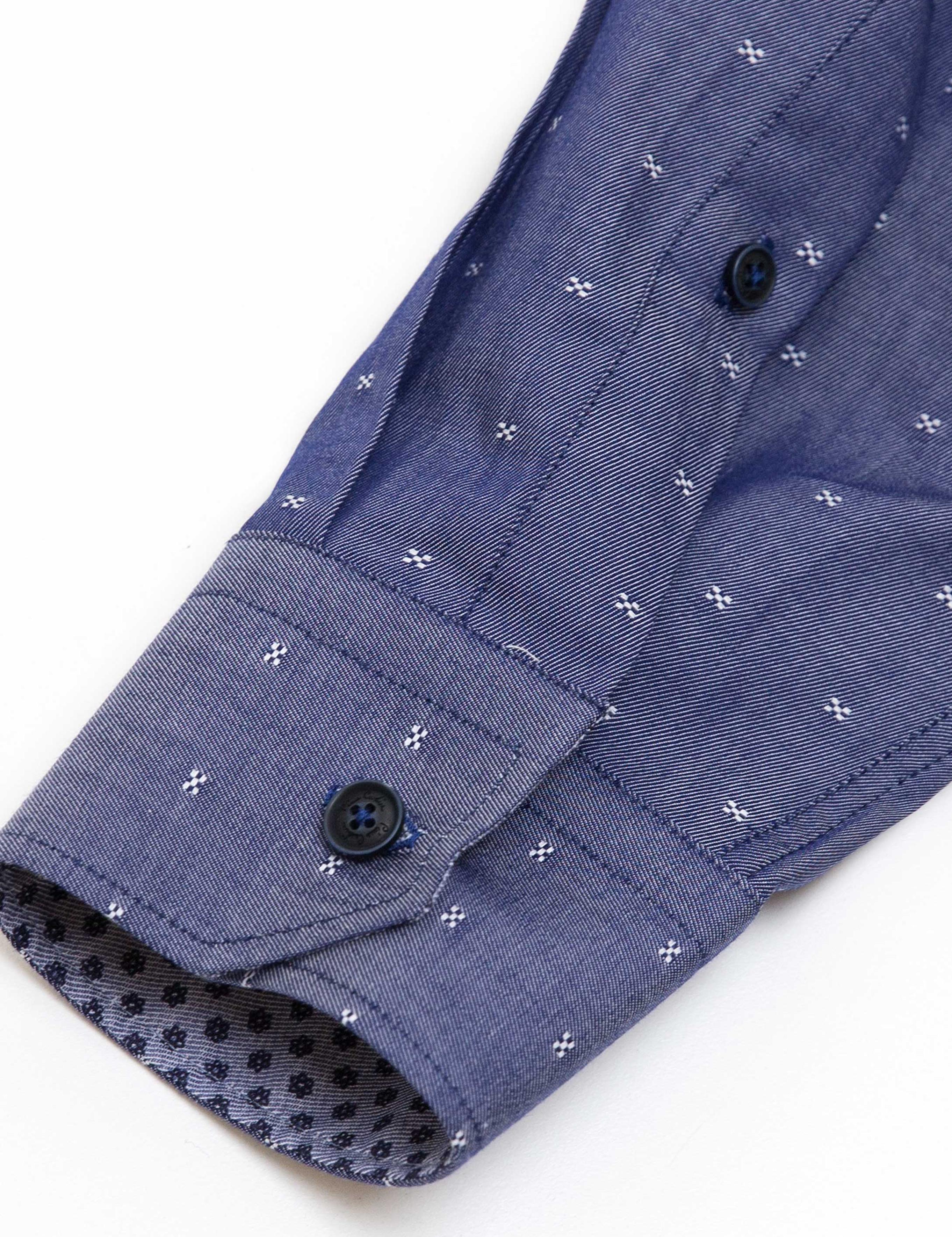 Lacivert Slim Fit Gömlek