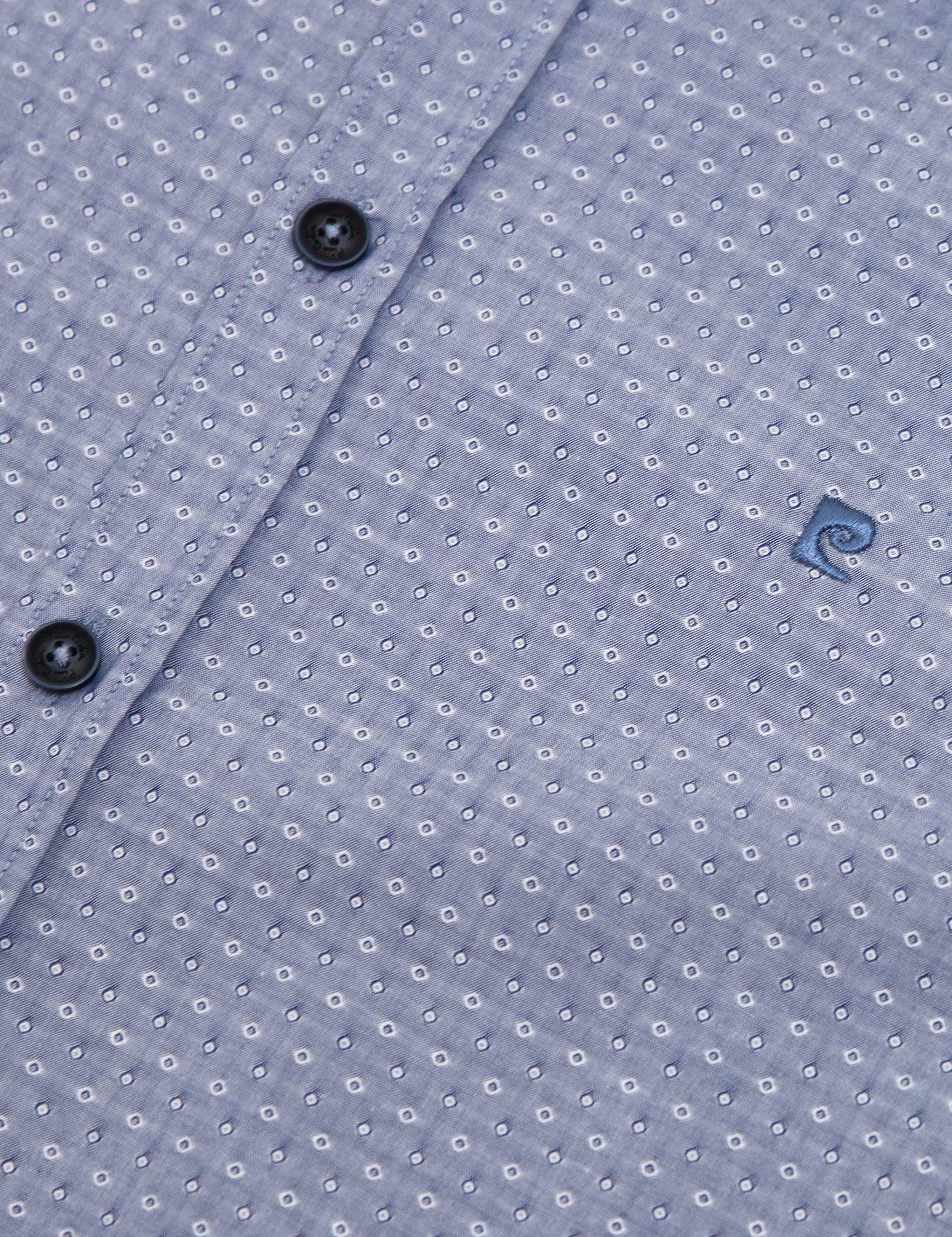 Slim Lacivert Gömlek