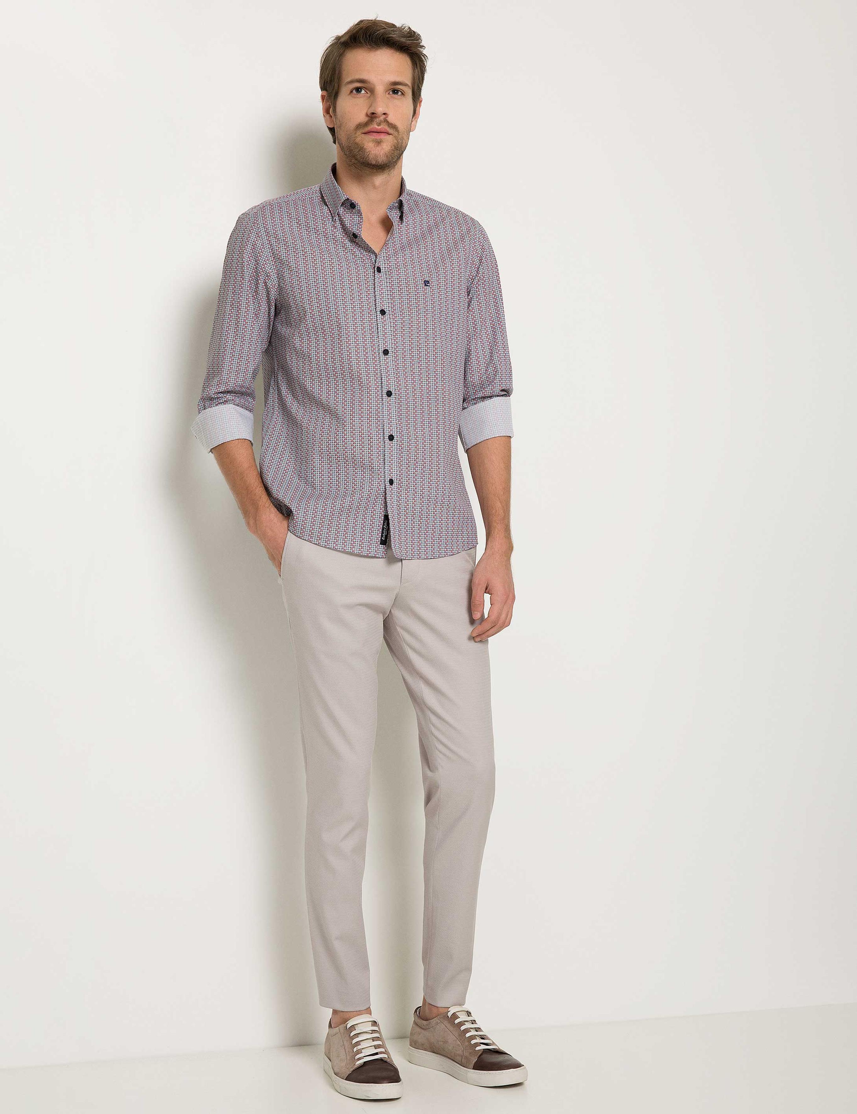 Slim Kırmızı Gömlek