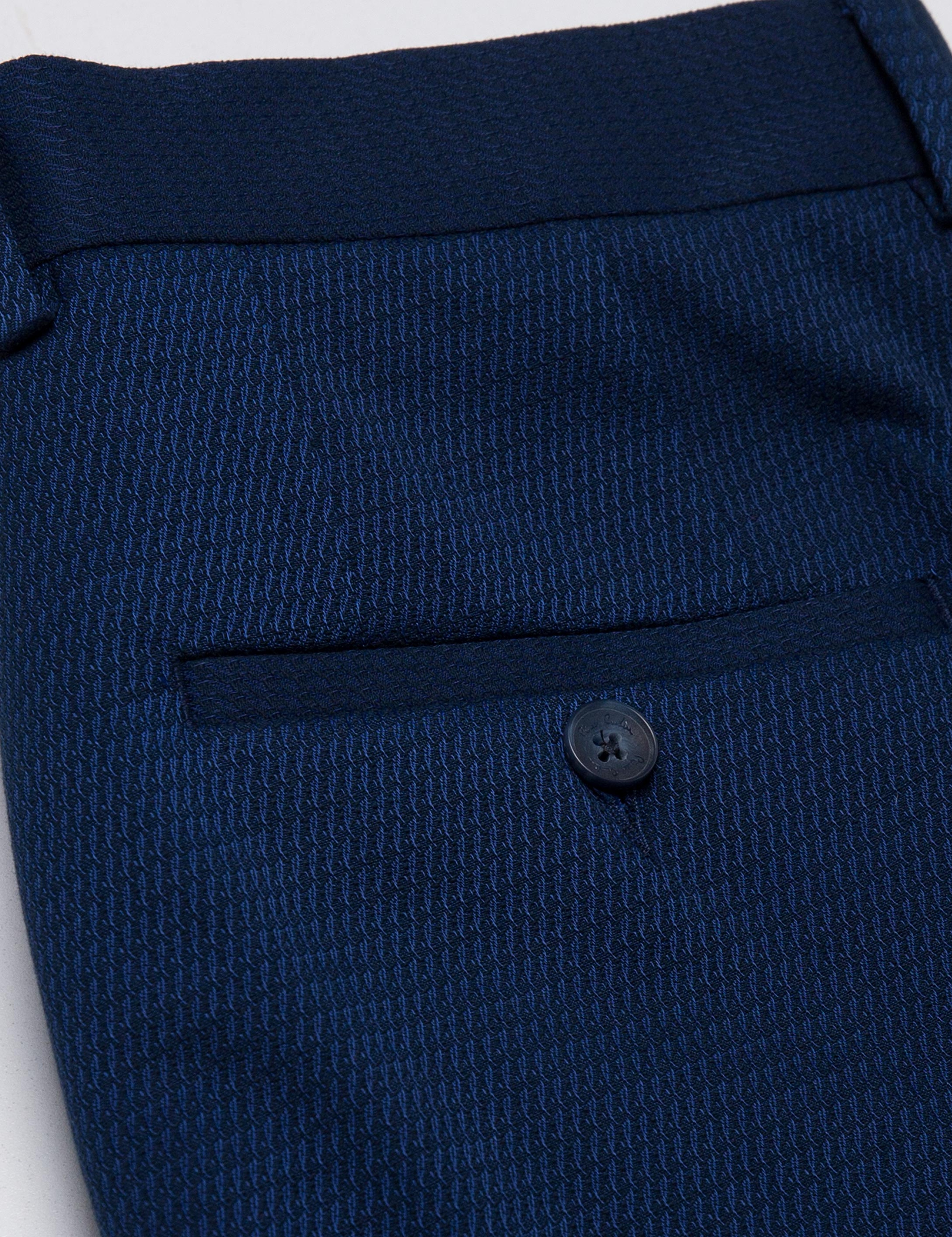 Lacivert Ex. Slim Fit Kumaş Pantolon - Image 3
