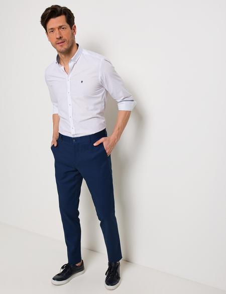 Lacivert Ex. Slim Fit Kumaş Pantolon - 50186487026