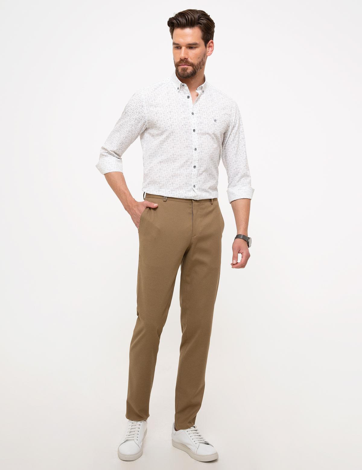 Camel Ex. Slim Fit Kumaş Pantolon