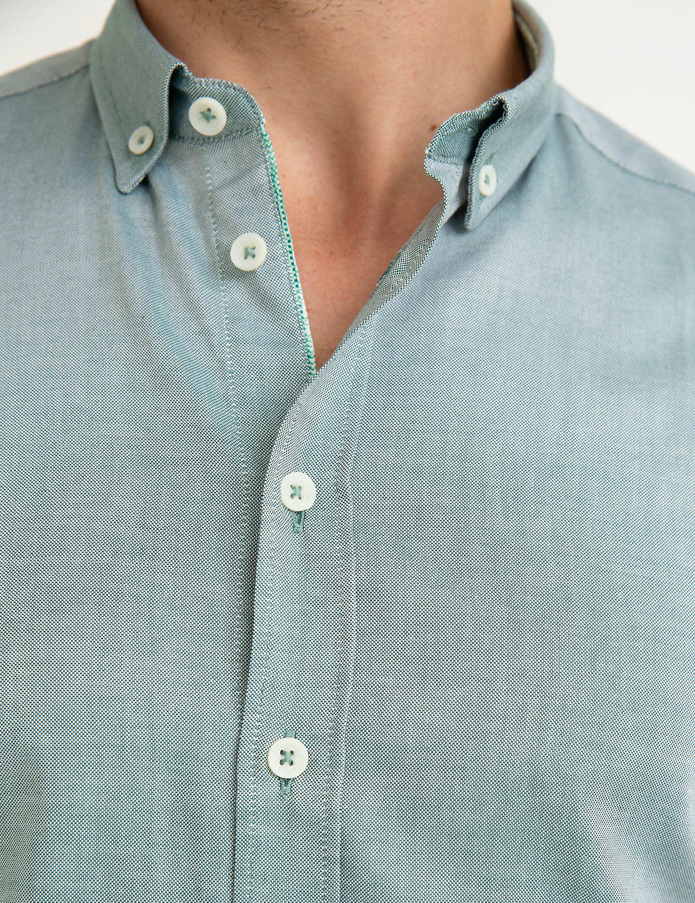 Yeşil Slim Fit Gömlek