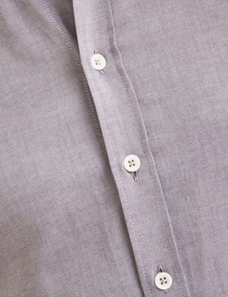 Bordo Slim Fit Gömlek - 50186961091