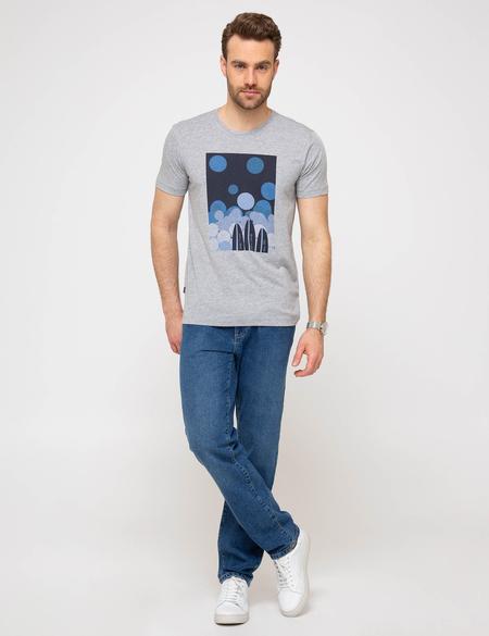 Gri Melanj Slim Fit T-Shirt - 50187232014