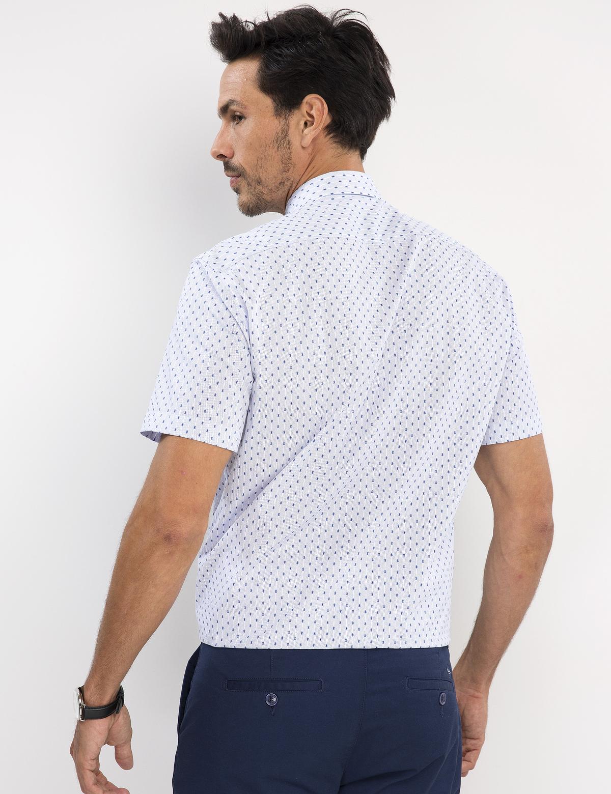 Açık Mavi Regular Fit Kısa Kollu Gömlek - 50187621016