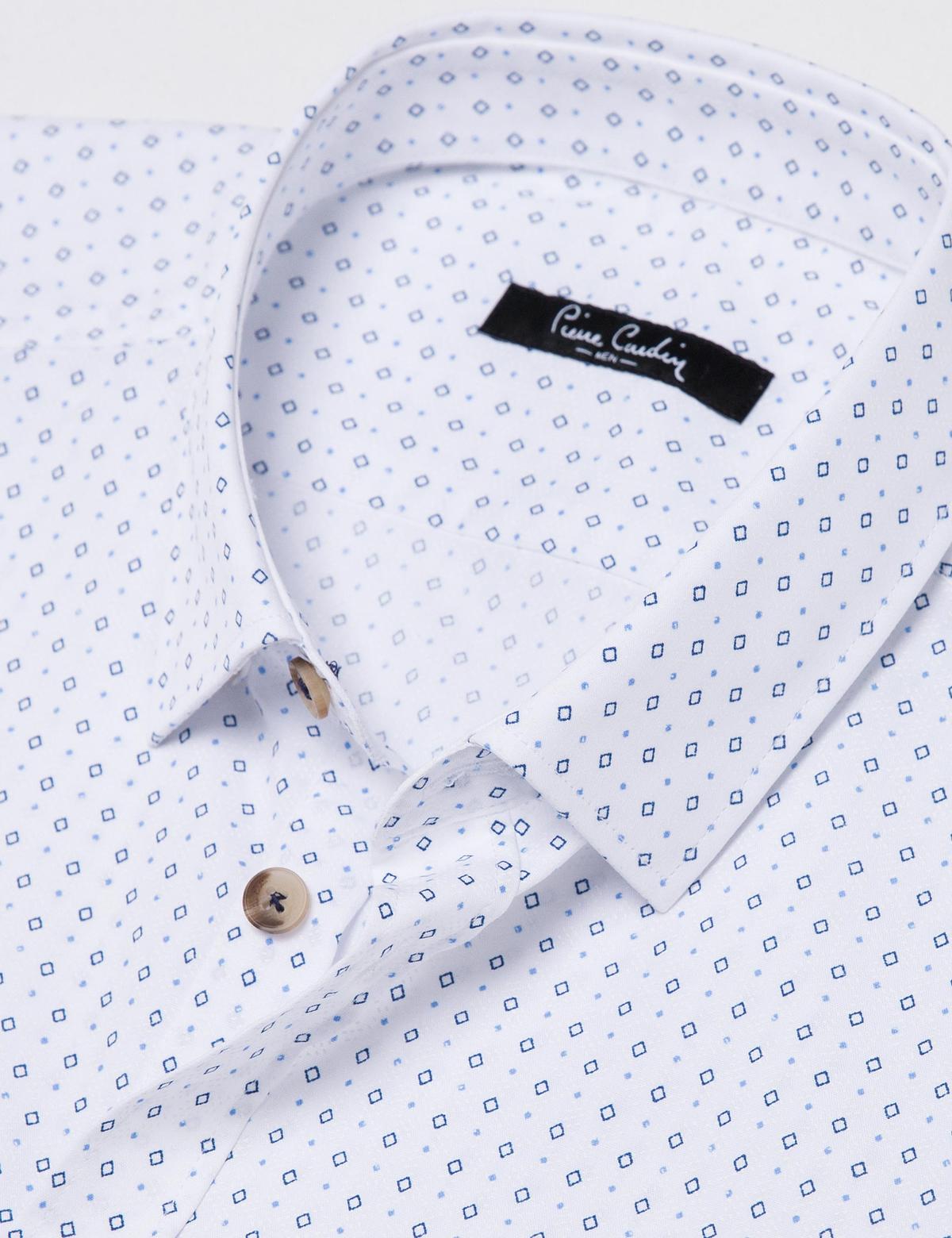 Beyaz Regular Fit Kısa Kollu Gömlek - 50187626006