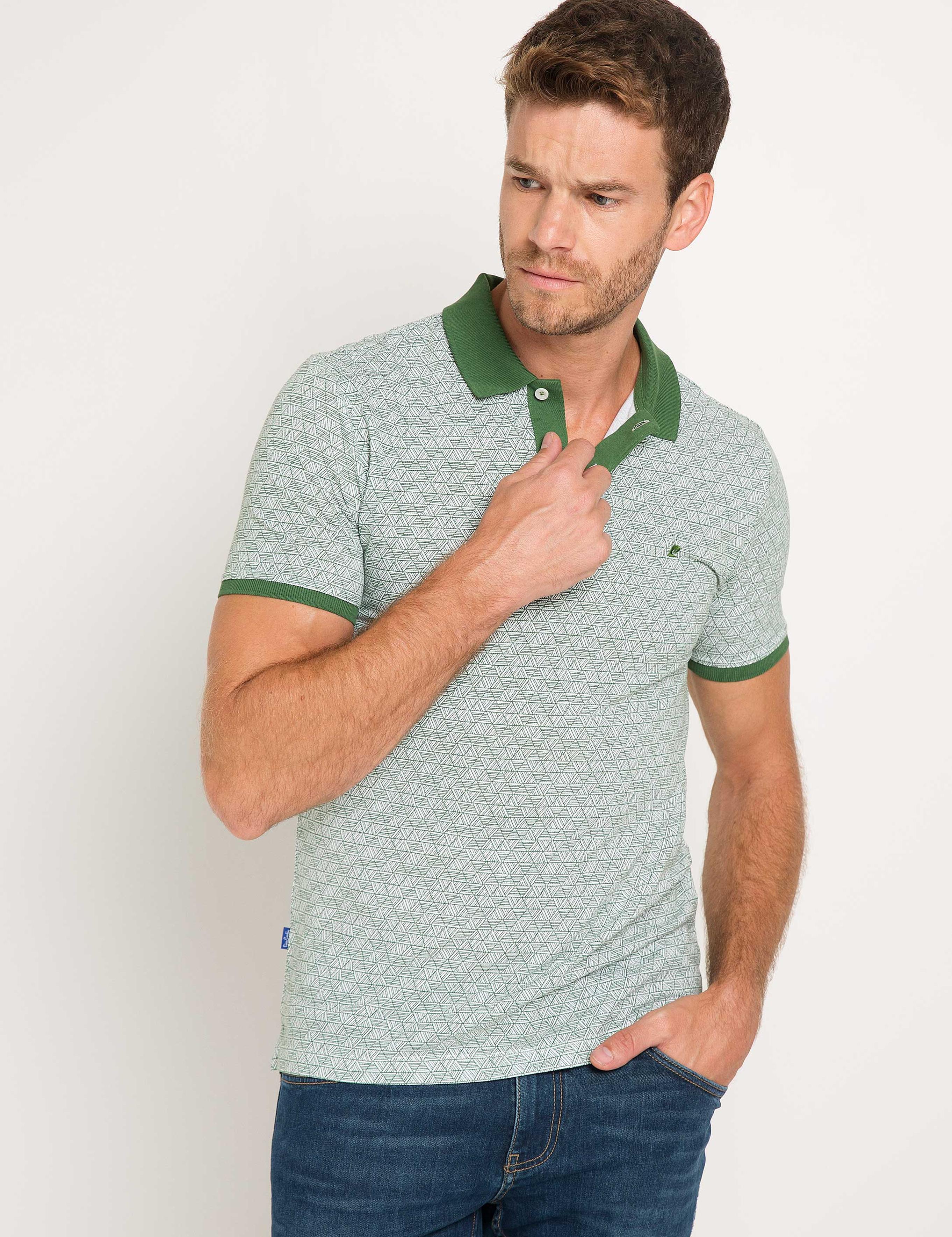 Yeşil Slim Fit T-Shirt