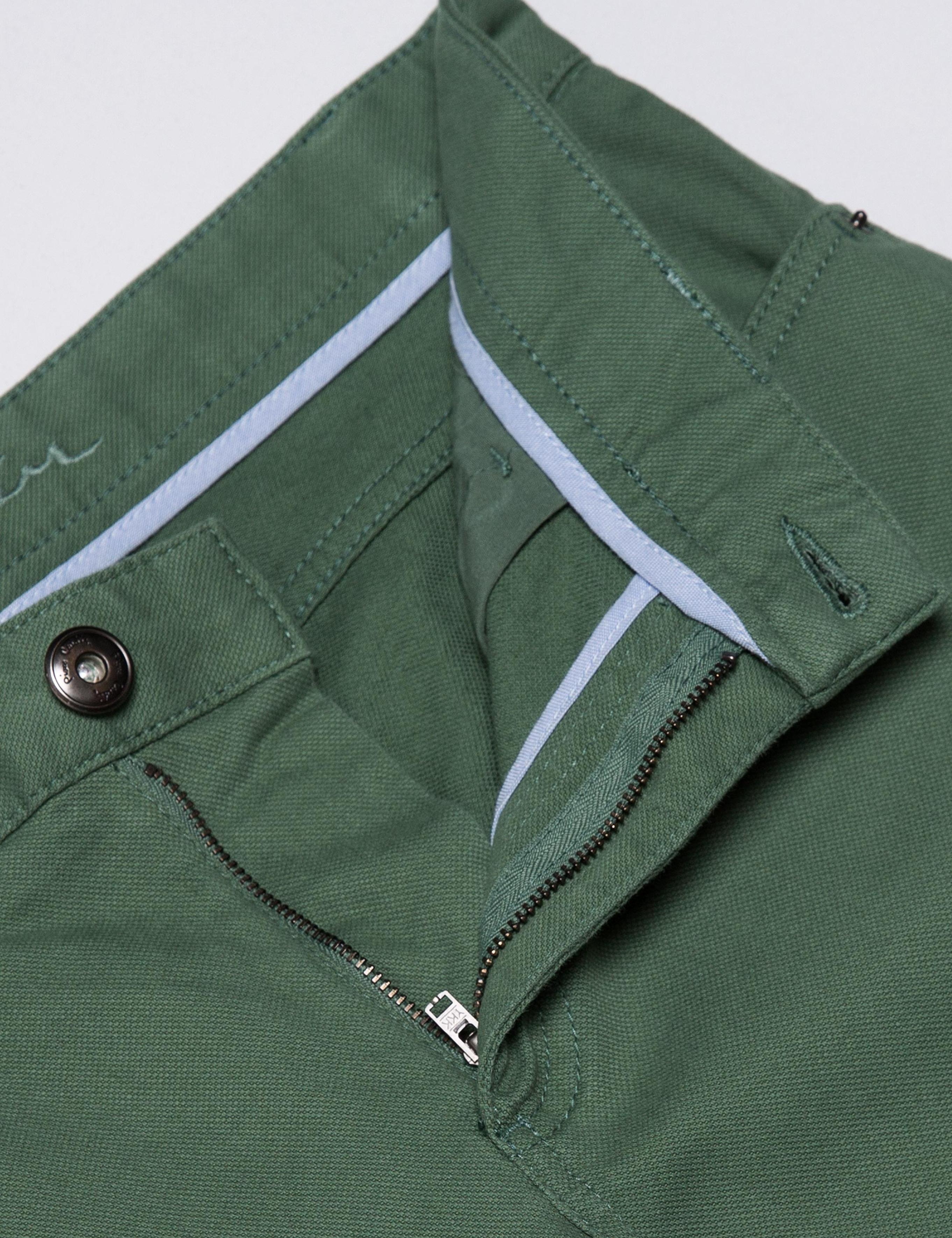 Koyu Yeşil Slim Fit Chino Pantolon