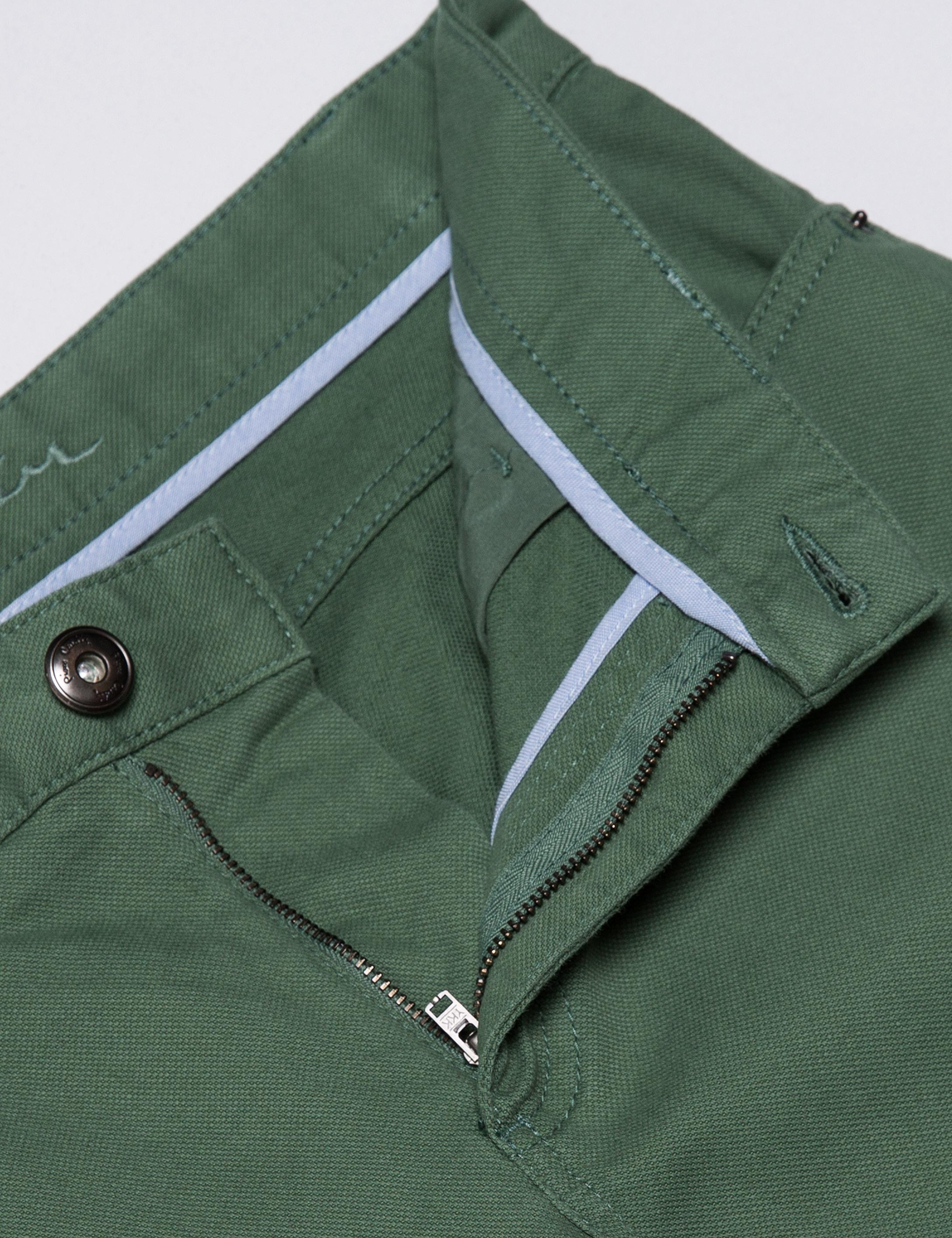 Koyu Yeşil Slim Fit Chino Pantolon