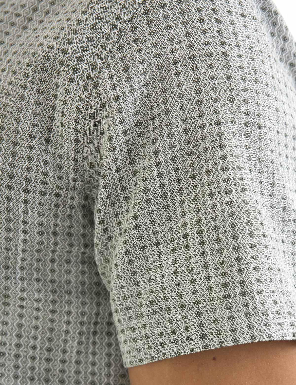 Yeşil Slim Fit Kısa Kol Gömlek - 50188499019