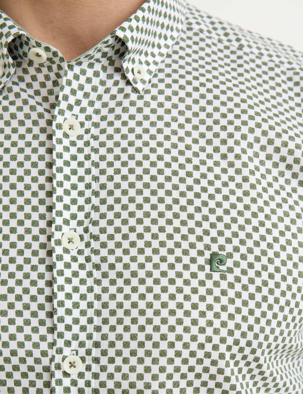 Yeşil Slim Fit Gömlek - 50188504017