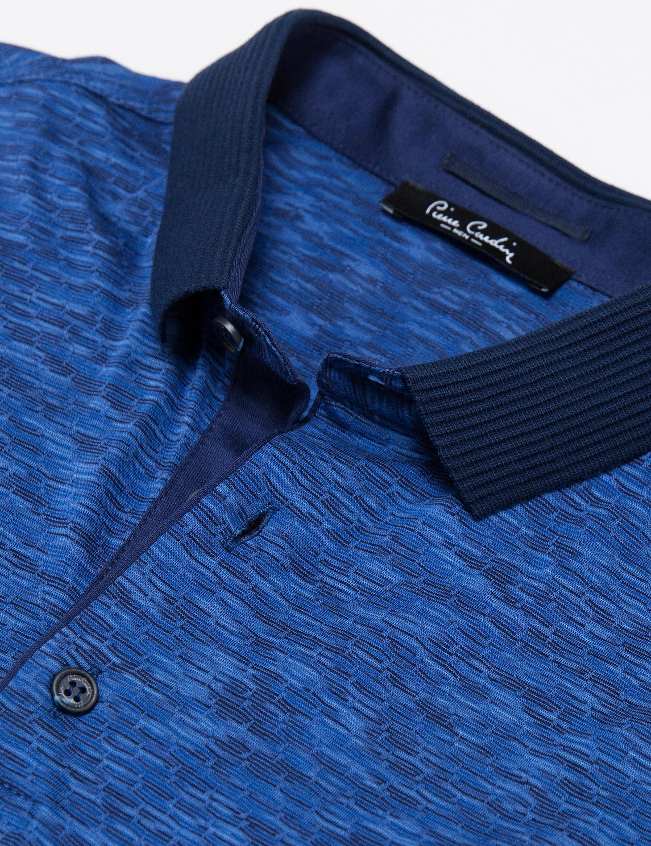 Lacivert Slim Fit Polo Yaka T-Shirt