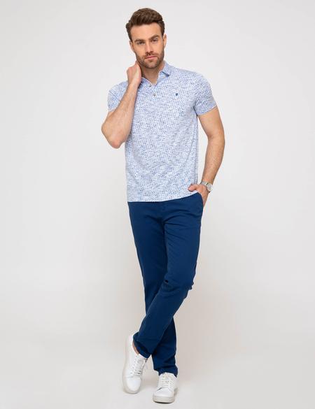 Açık Mavi Slim Fit Tişört - 50188606005
