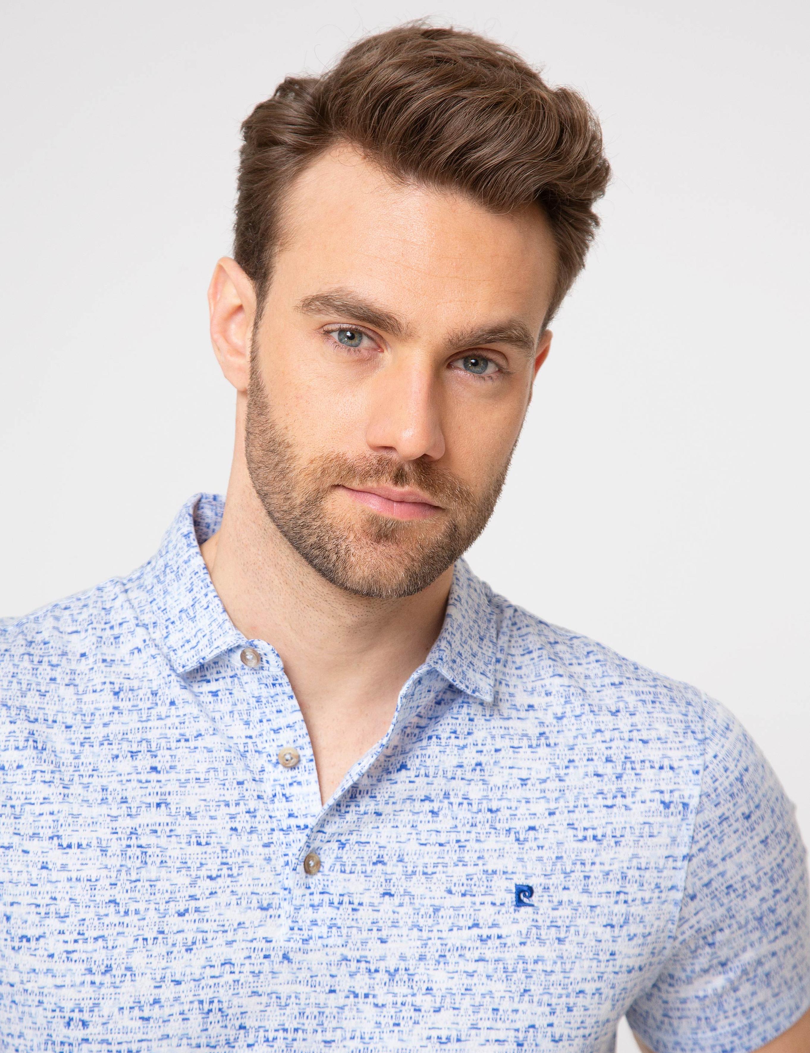 Açık Mavi Slim Fit Tişört