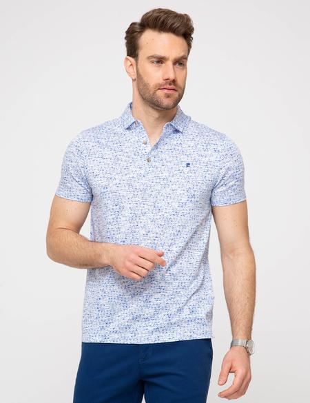 Açık Mavi Slim Fit Tişört - 50188606005