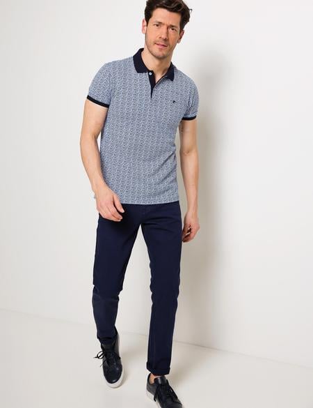 Lacivert Slim Fit Polo Yaka Tişört - 50188612001
