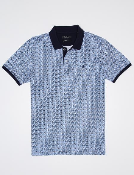 Lacivert Slim Fit Polo Yaka Tişört - 50188612001