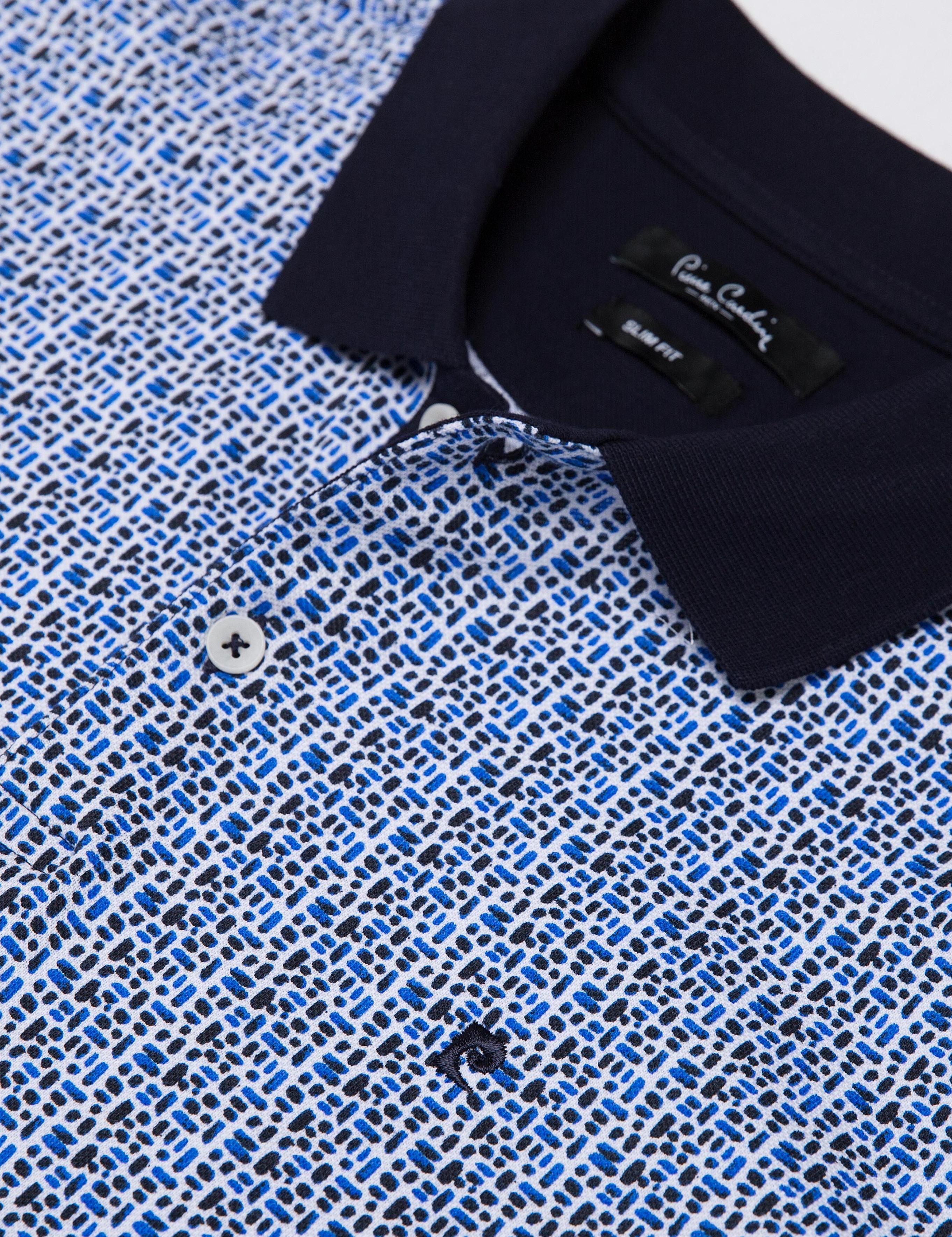 Lacivert Slim Fit Polo Yaka Tişört