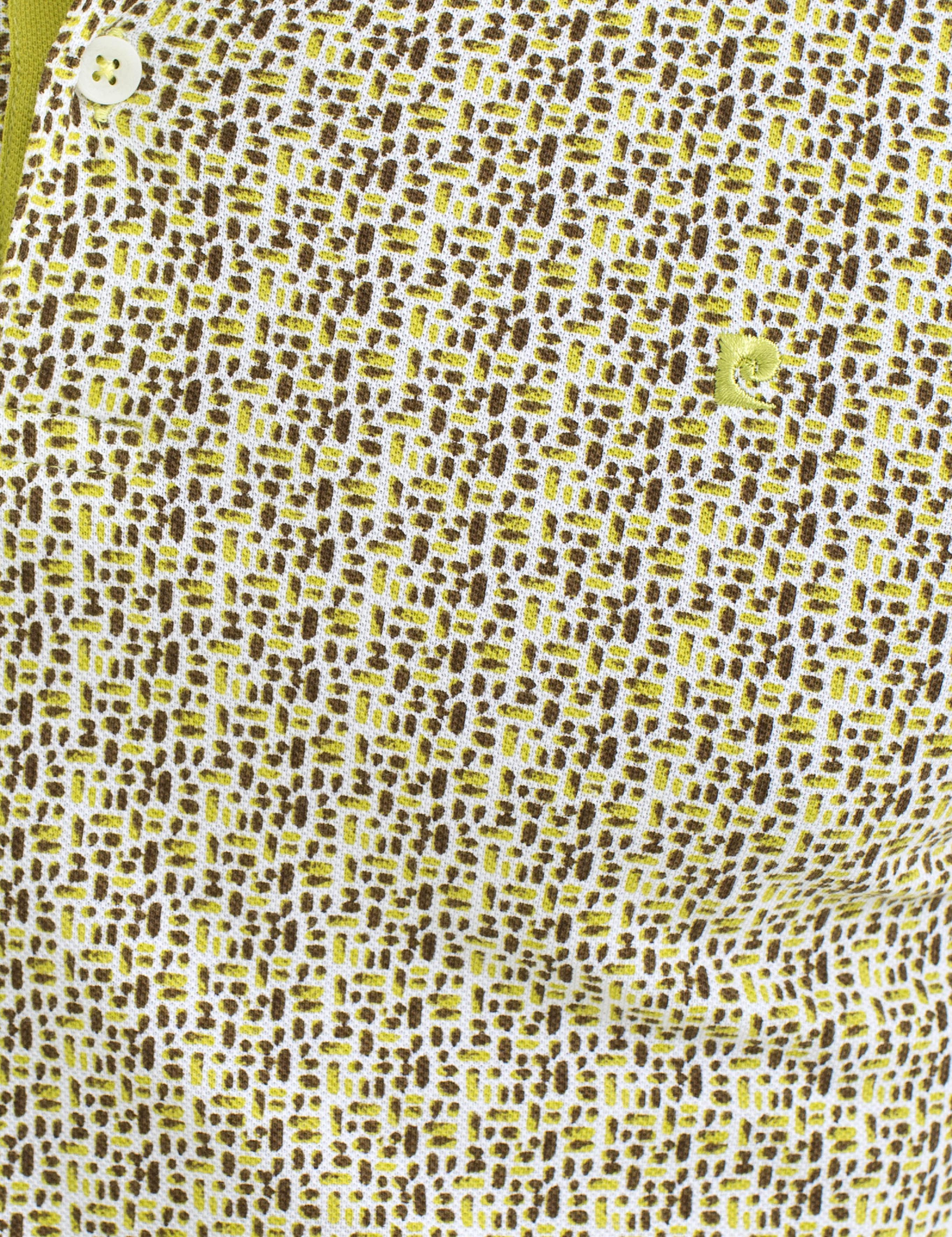 Sarı Slim Fit Polo Yaka T-Shirt