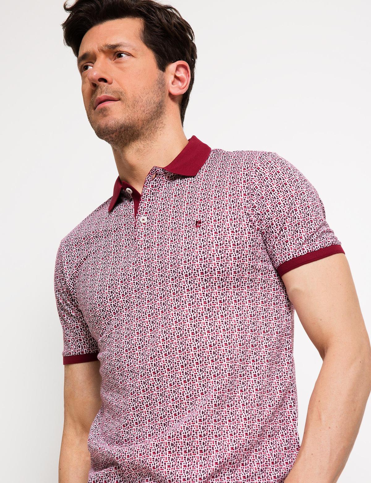 Bordo Slim Fit Tişört