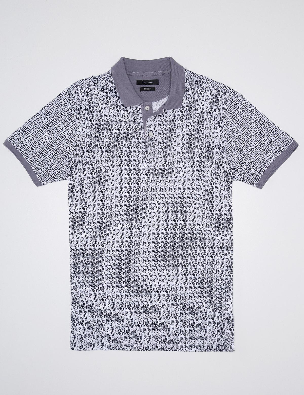 Gri Slim Fit Tişört - 50188612046