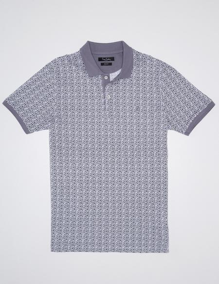 Gri Slim Fit Tişört - 50188612046