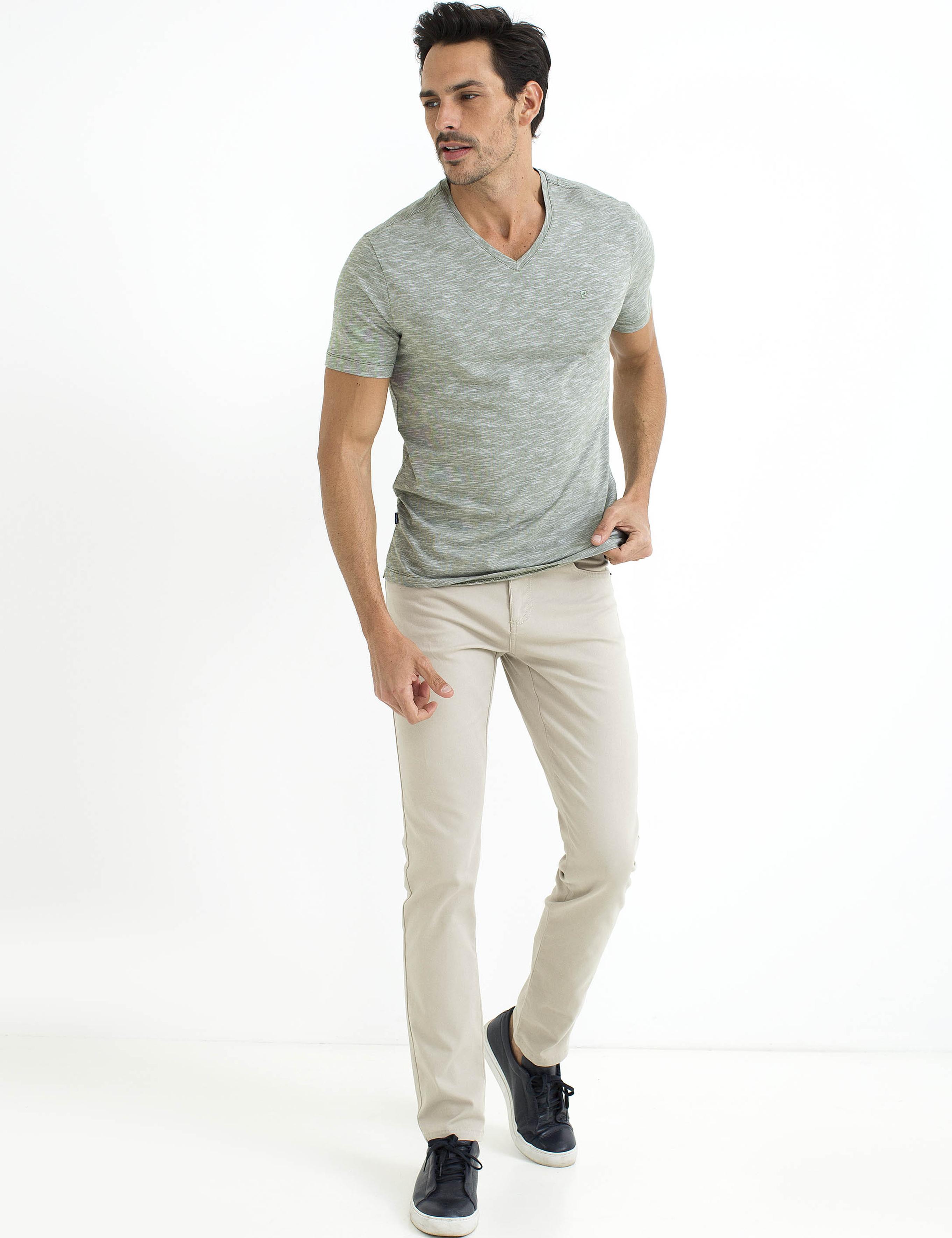 Yeşil Slim Fit T-Shirt