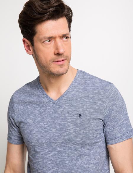 Lacivert Slim Fit Basic Tişört - 50188634063