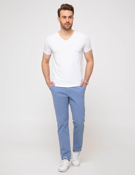 Beyaz Ex. Slim Fit Basic Tişört - 50188636004