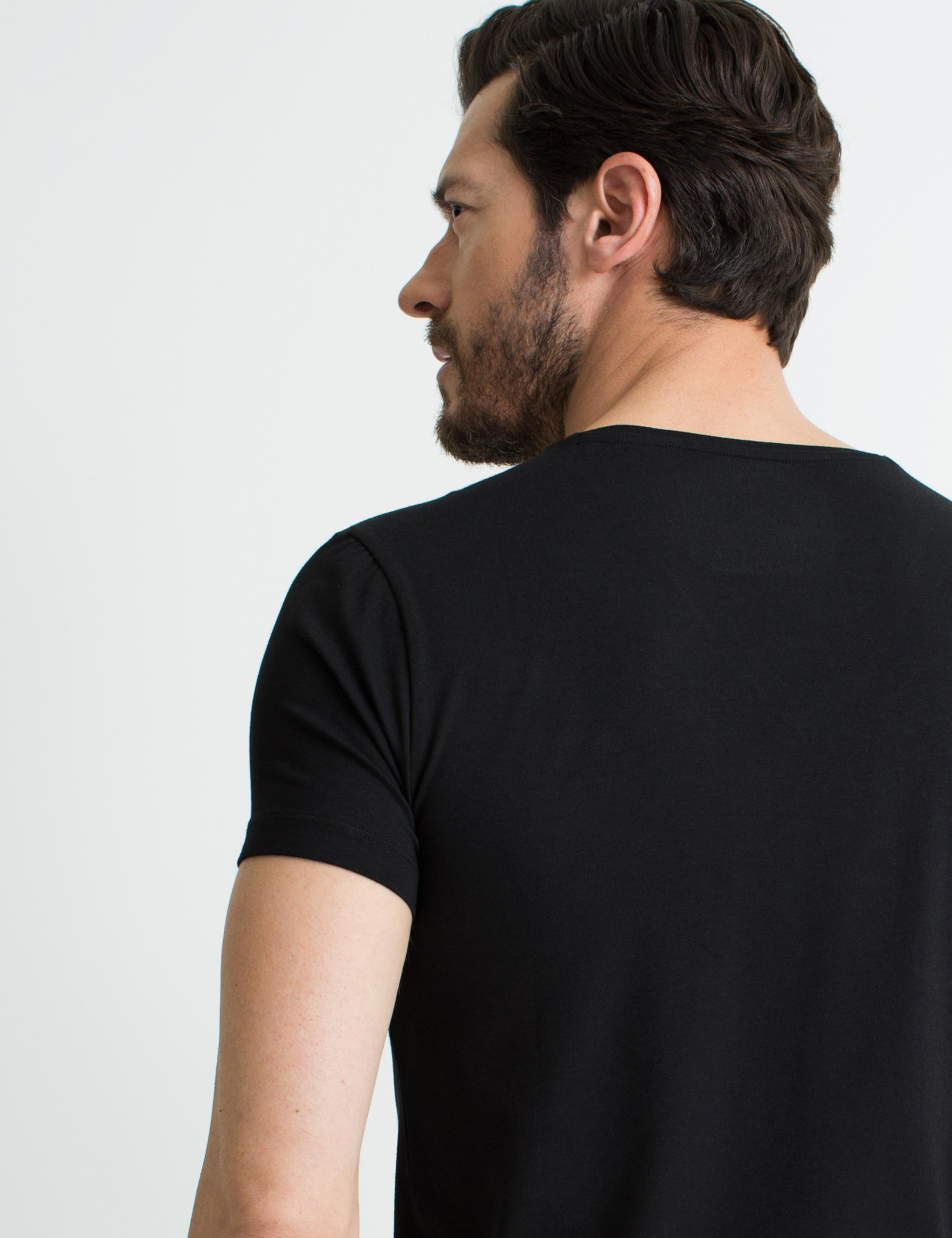 Siyah Ex.Slim Fit T-Shirt