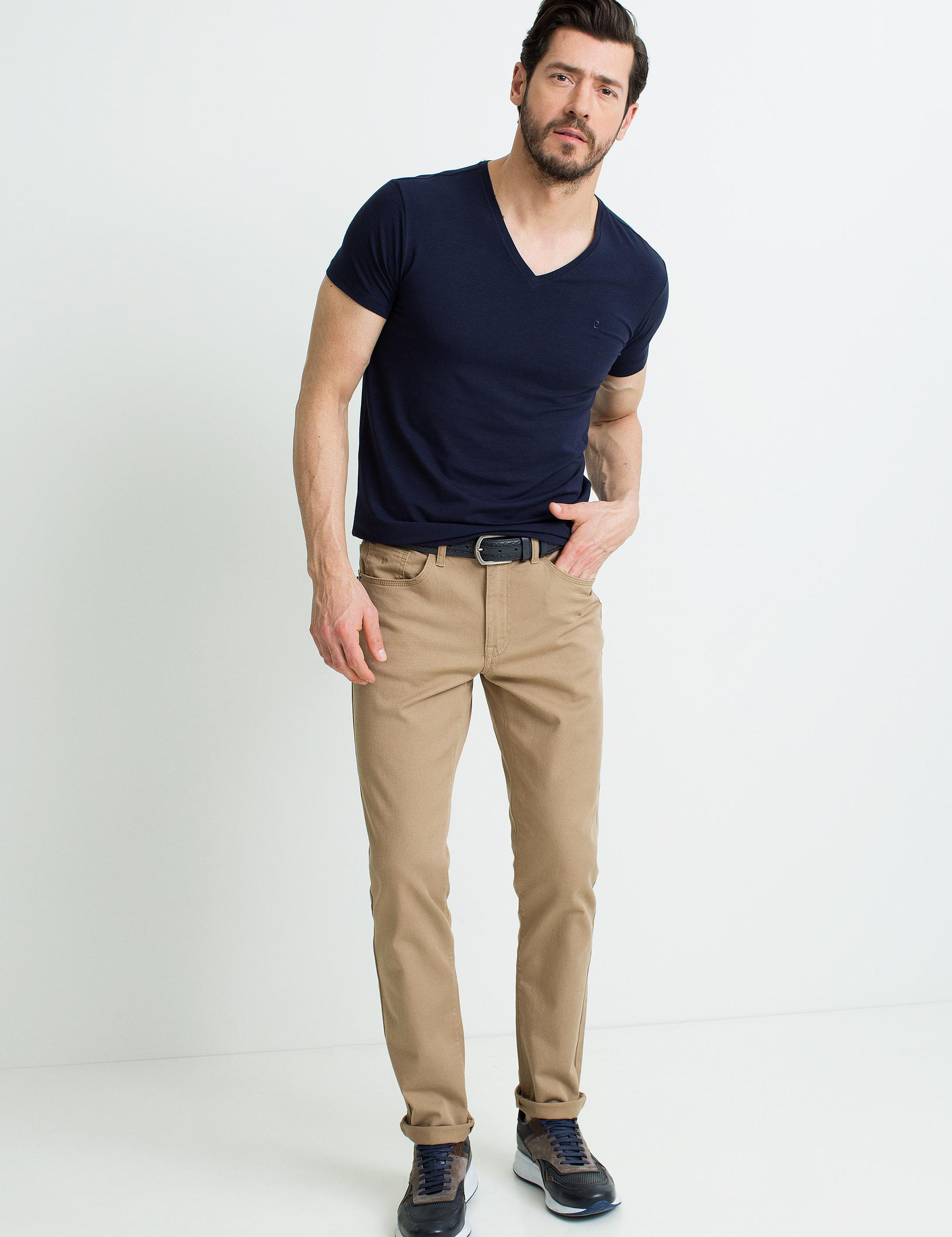 Lacivert Ex. Slim Fit Basic Tişört