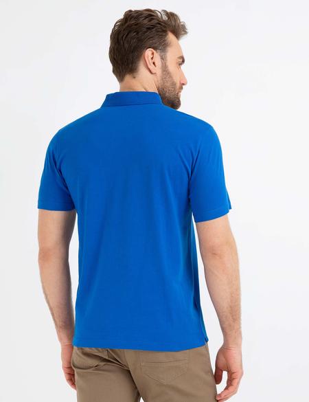 Saks Regular Fit Polo Yaka Basic T-Shirt - 50188639019