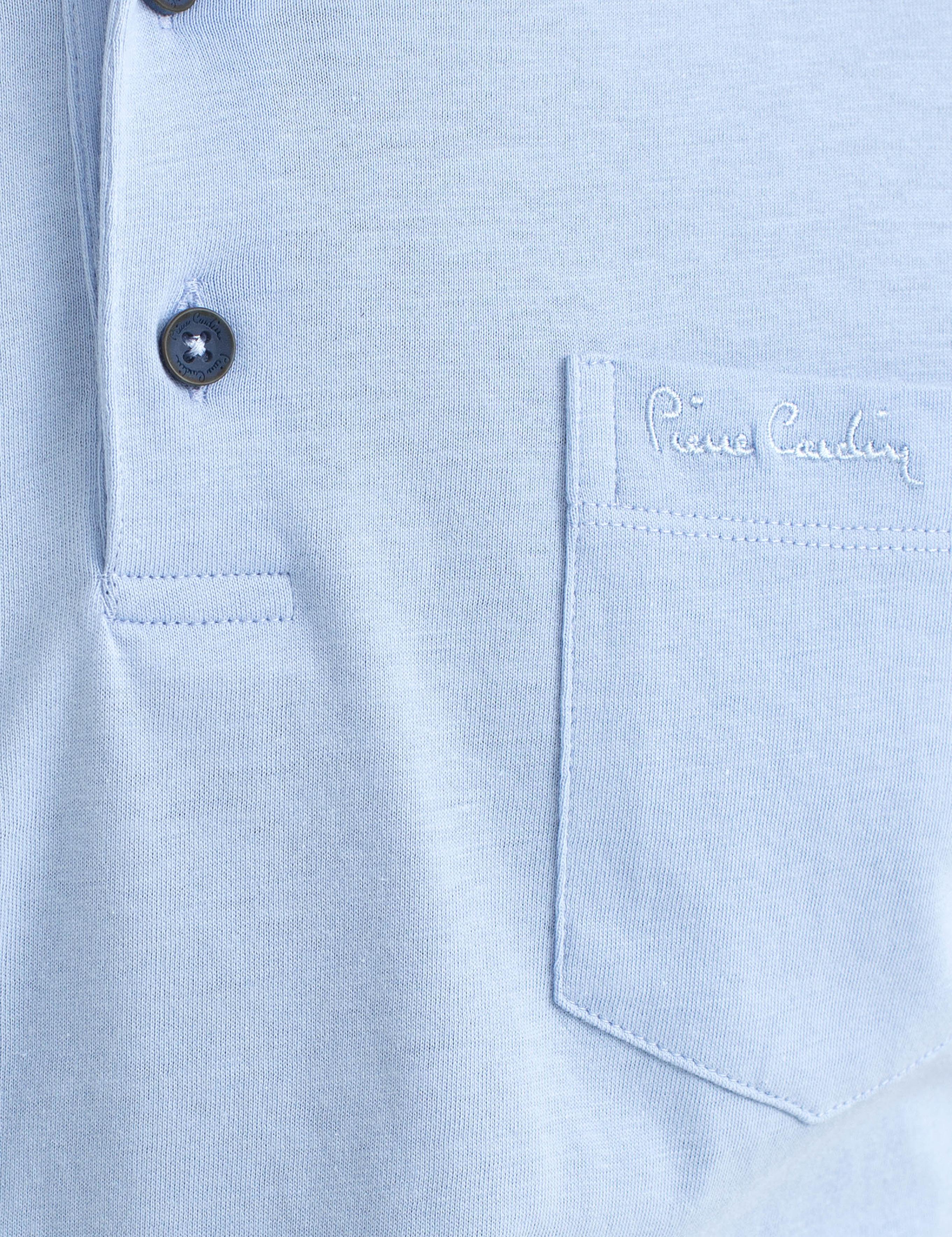 Açık Mavi Regular Fit Basic Polo Yaka T-Shirt