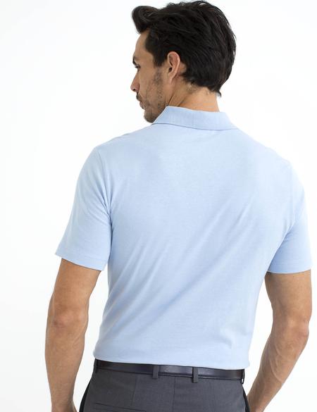 Açık Mavi Regular Fit Basic Polo Yaka T-Shirt - 50188639046