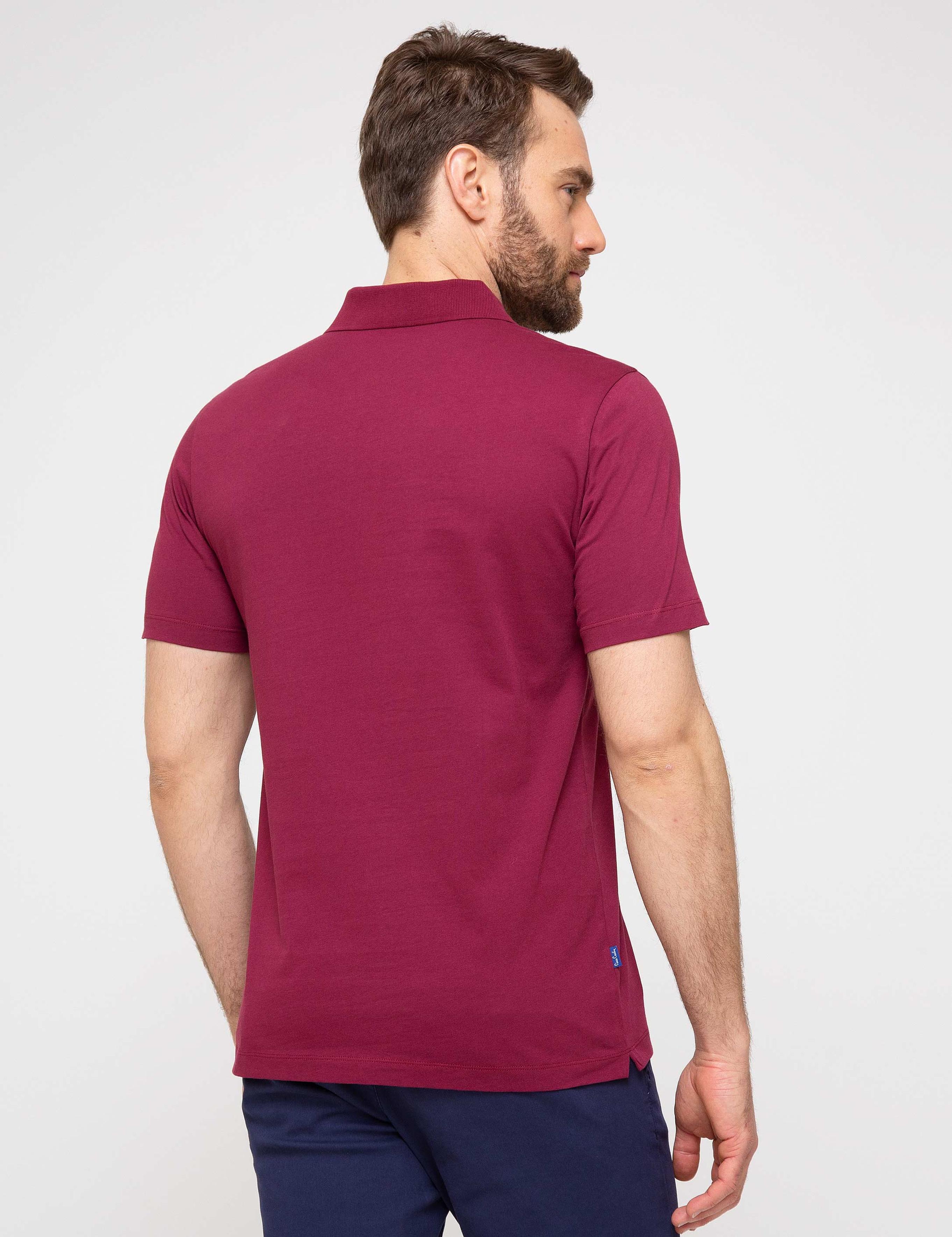 Bordo Regular Fit Basic Tişört