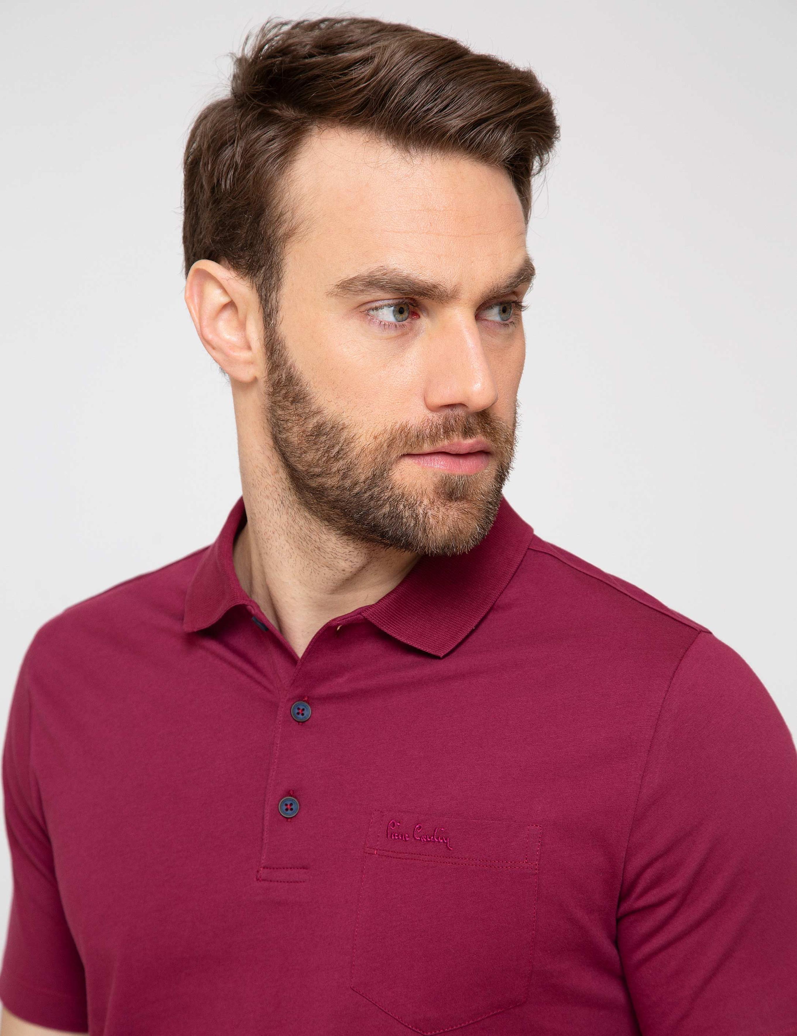 Bordo Regular Fit Basic Tişört