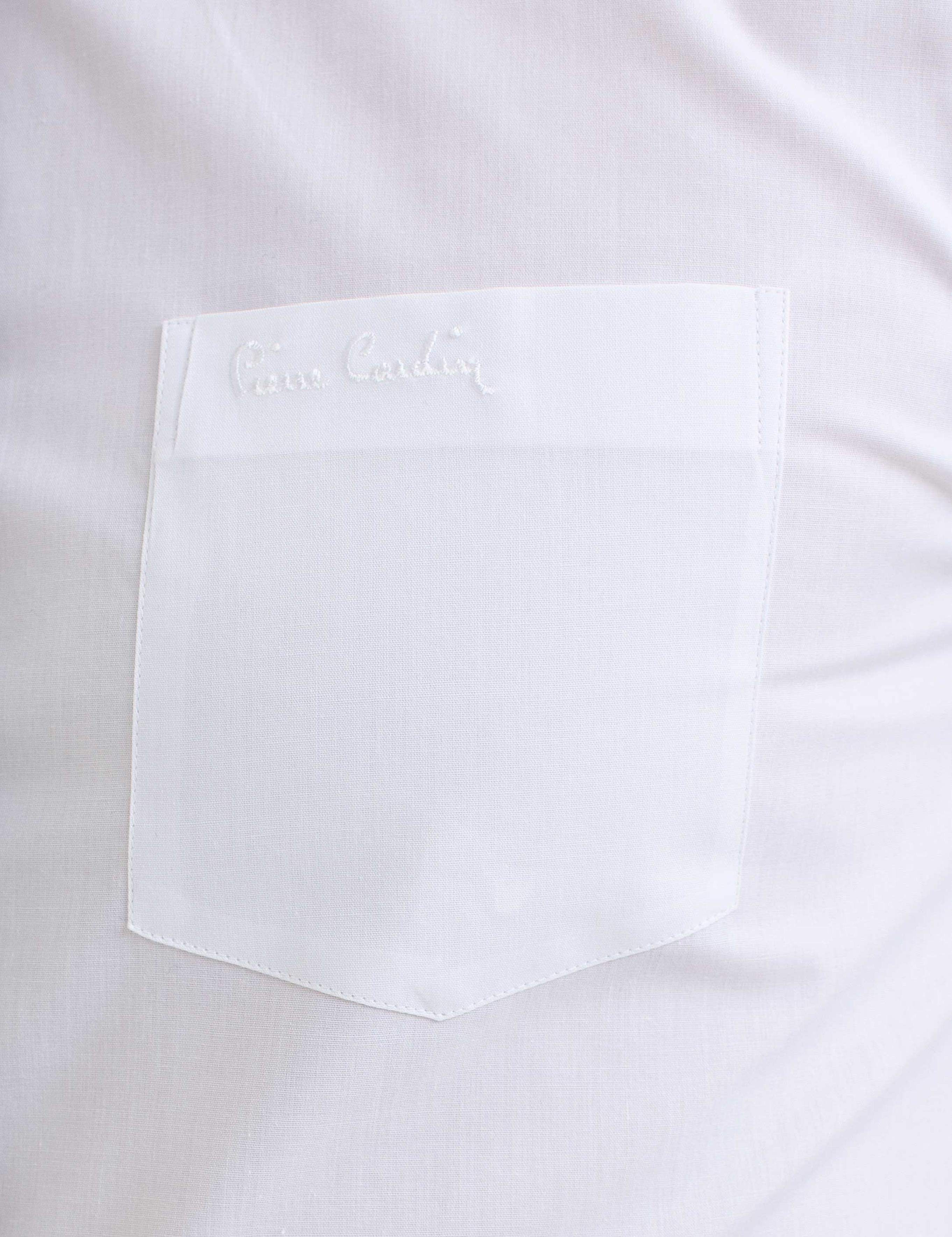 Beyaz Regular Fit Uzun Kollu Basic Gömlek